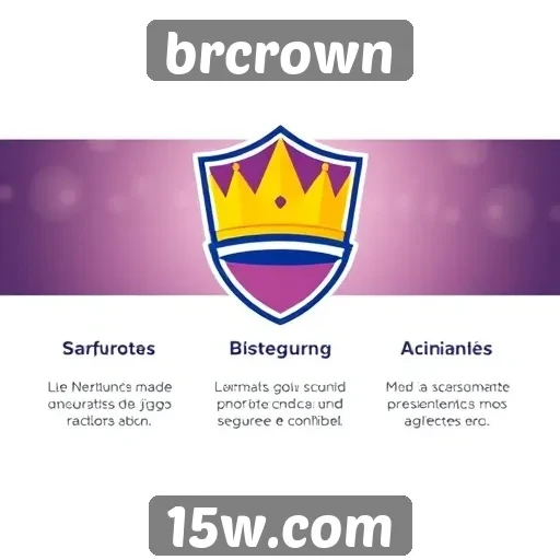 Características de segurança no site de jogos brcrown